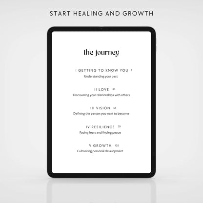 The Growth Digital Fillable Journal
