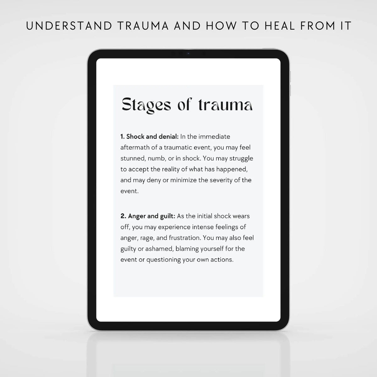The Trauma Digital Workbook