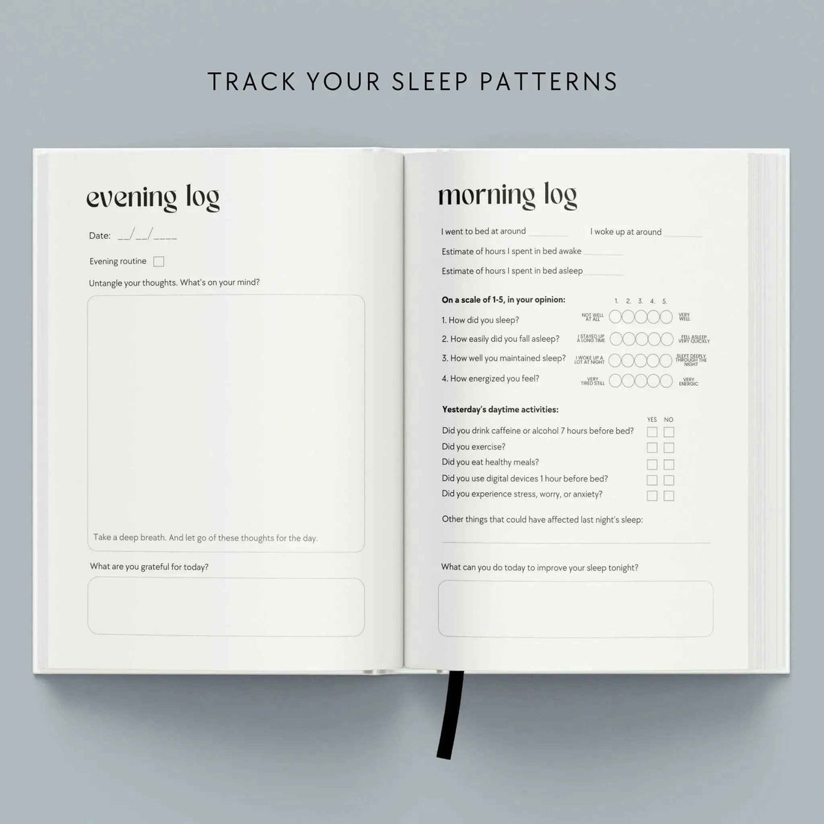 The Sleep Guided Journal